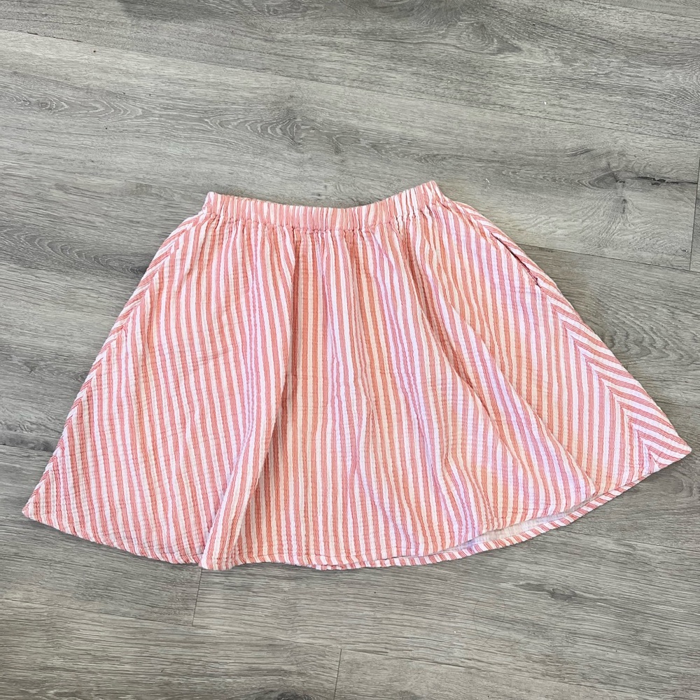 Alice & Ames Striped Pink Skirt